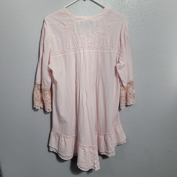Gretty Zueger Blush Lace Tunic - Picture 2 of 6